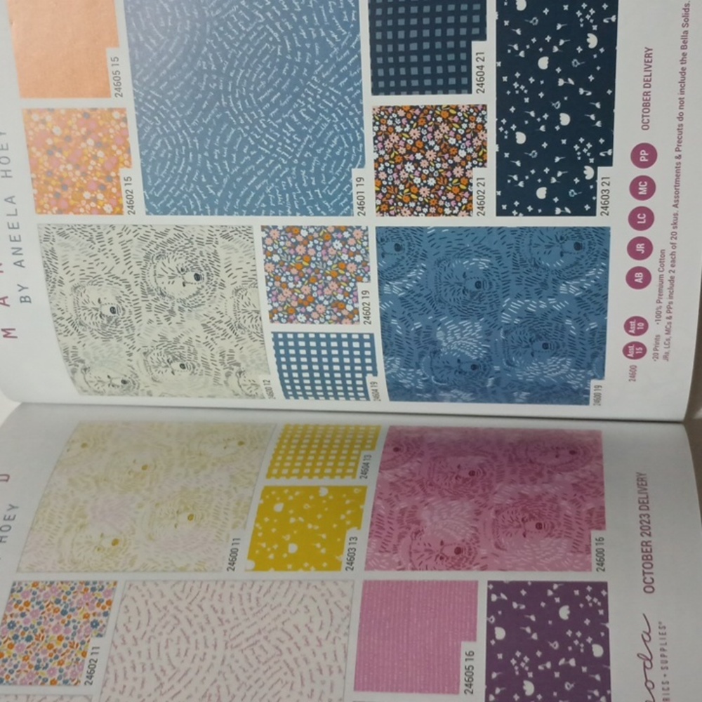3/$15 Paper Crafting Moda Piece Fabric Catalog - Picture 14 of 16